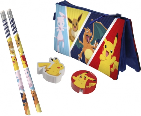 Pokémon iskolai készlet tolltartóval