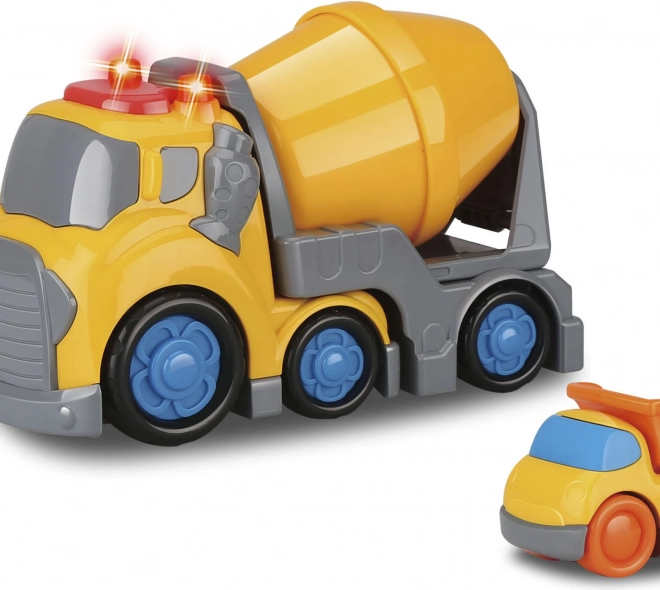 Kiddy játék betonkeverő járművek fény- és hanghatásokkal