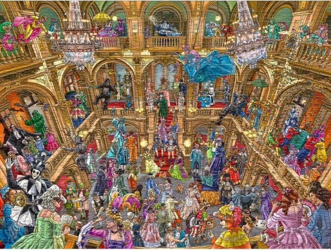 Heye puzzle állatjelmezekkel 1500 darabos