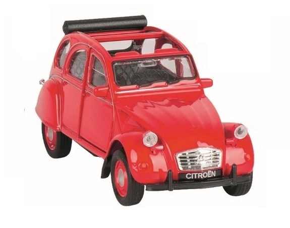 Fém Citroën 2CV kisautó