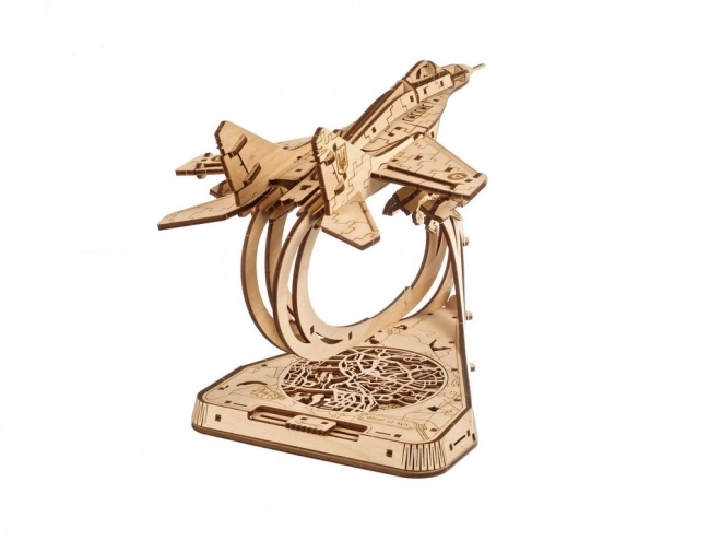 Ugears 3D Dekorációs Ébresztőóra Fa Puzzle