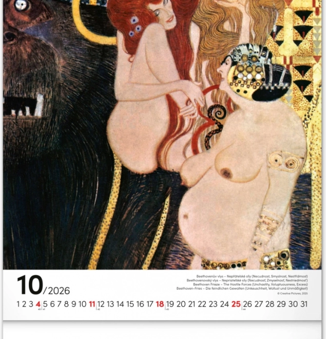 Falik naptár Gustav Klimt 2026