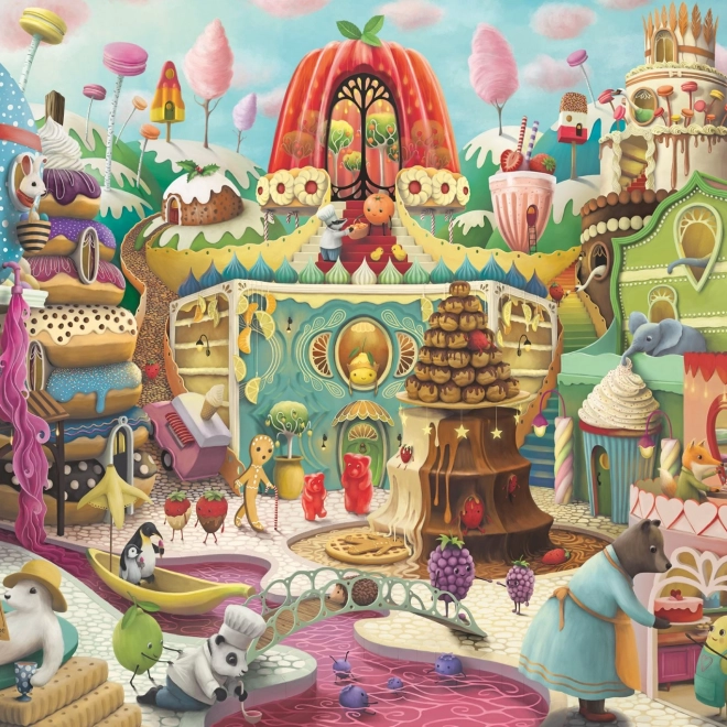 Édes utca 1000 darabos puzzle Ravensburger