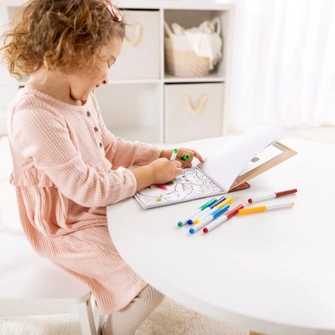 Melissa & Doug varázslatos színezőkönyv vadon élő állatokkal