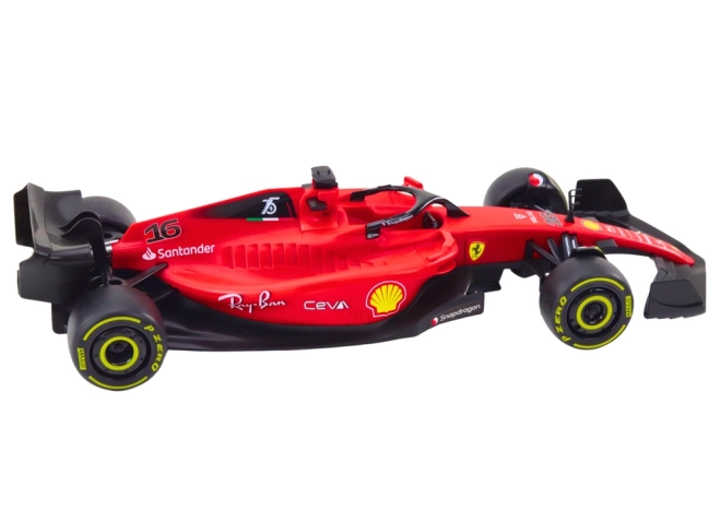 Zdalnie sterowana Ferrari F1-75 piros versenyautó 1:18