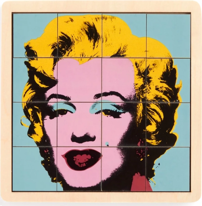 Andy Warhol Marilyn fa 2 az 1-ben kirakós