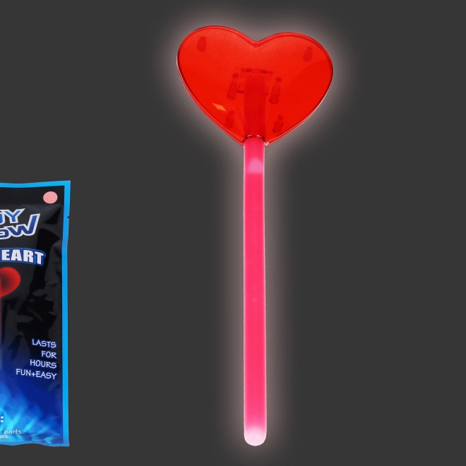 Világító pálca szívvel