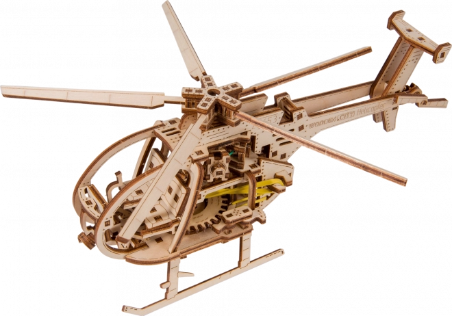 wooden city helikopter 3D puzzle