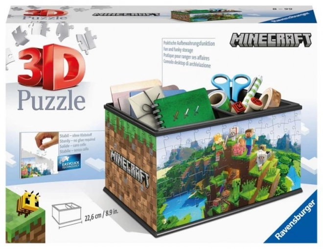 Minecraft 3D Puzzle Ékszerdoboz 216 Darab