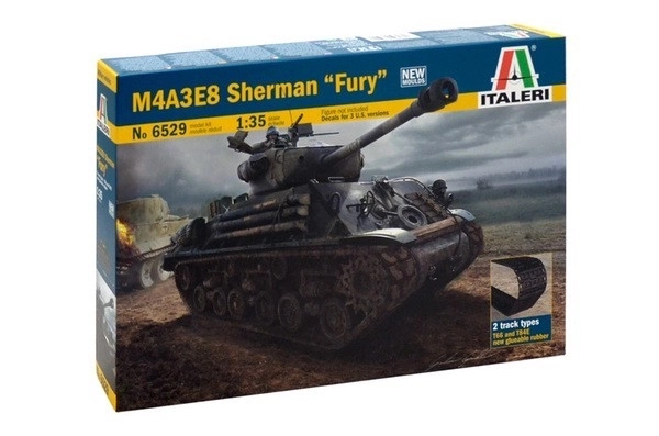 Italeri M4A3E8 Sherman Fury makett