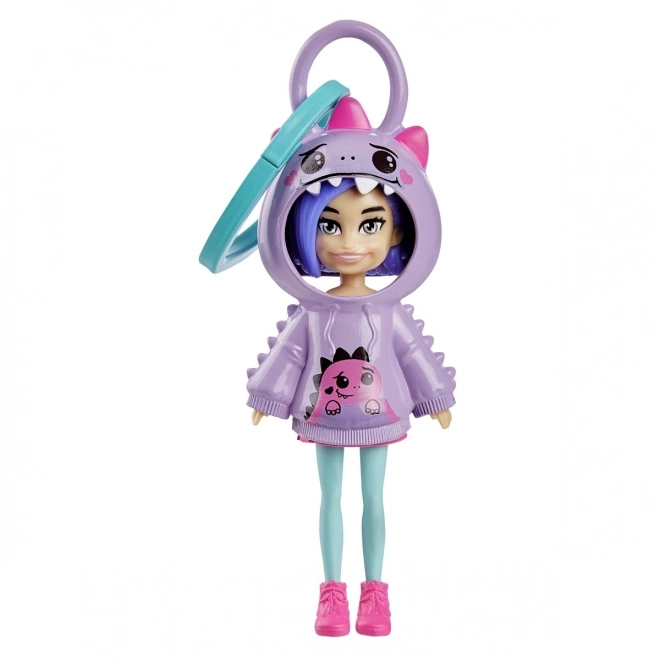 Polly Pocket dínó függő figura