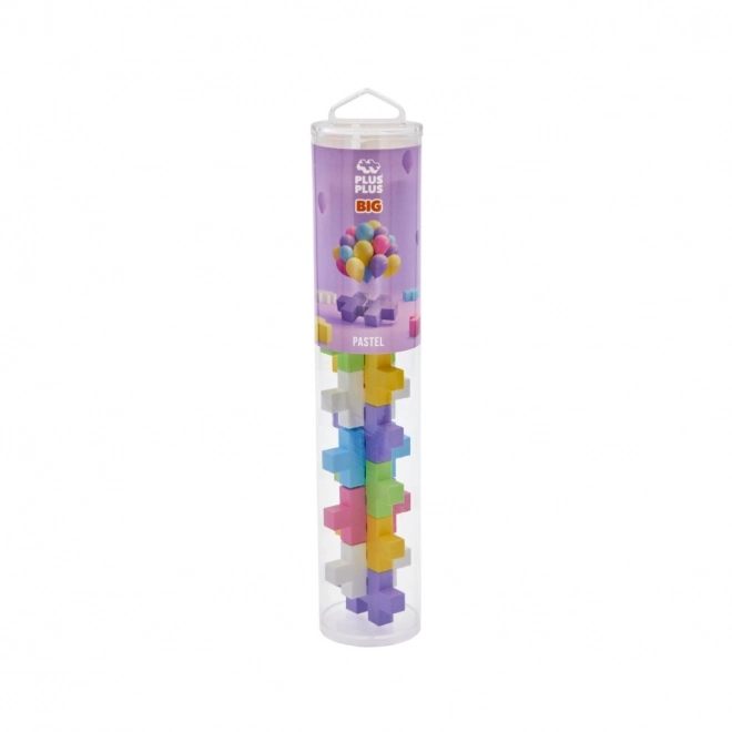 Plus-Plus BIG Pasztell (Tuba) 15 db