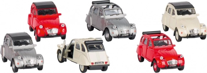 Fém Citroën 2CV kisautó