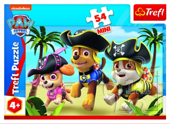 Minipuzzle 54 darabos Paw Patrol 4 fajtája dobozban