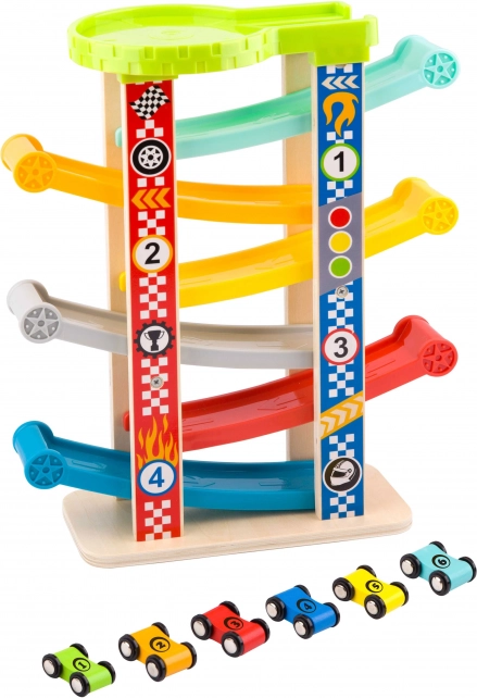 Tooky Toy Színes autópálya csúszda