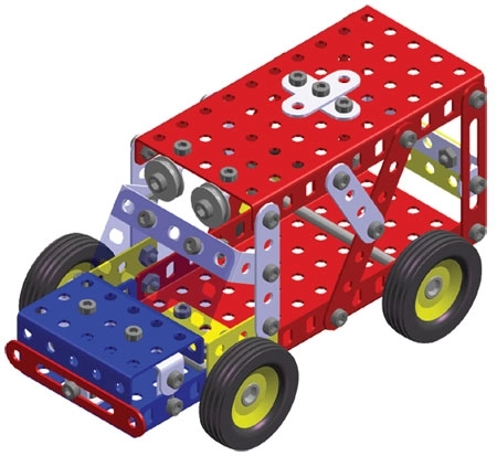 Merkur Buggy Építőkészlet - 10 modell, 205 darabos