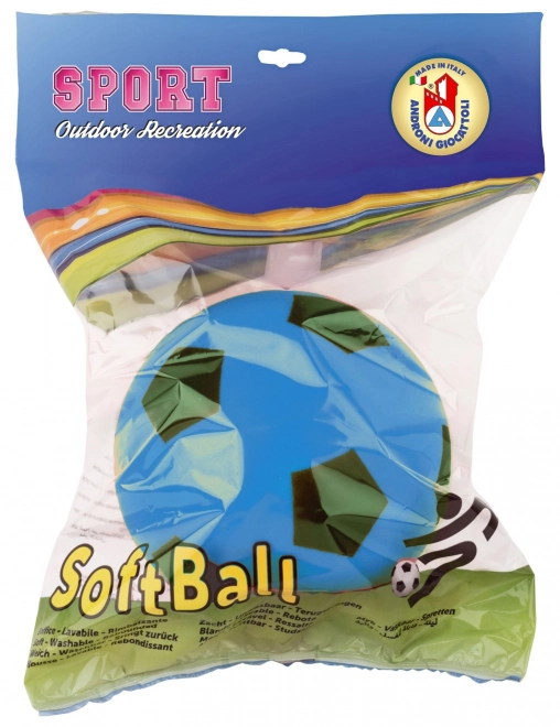 Androni puha labda 19,4 cm kék