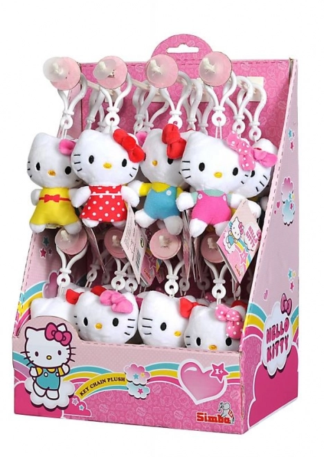 Hello Kitty plüss kulcstartó