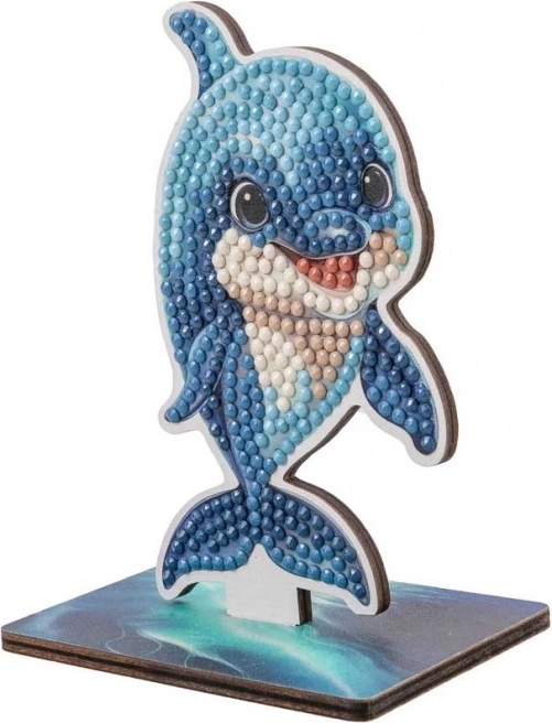 Gyémántfestés CRYSTAL ART: Óceán - Delfin