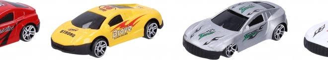 Fém autó modell 8 cm-es