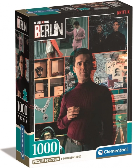 Clementoni La Casa de Papel puzzle: Berlin - Van egy tervem, 1000 darabos