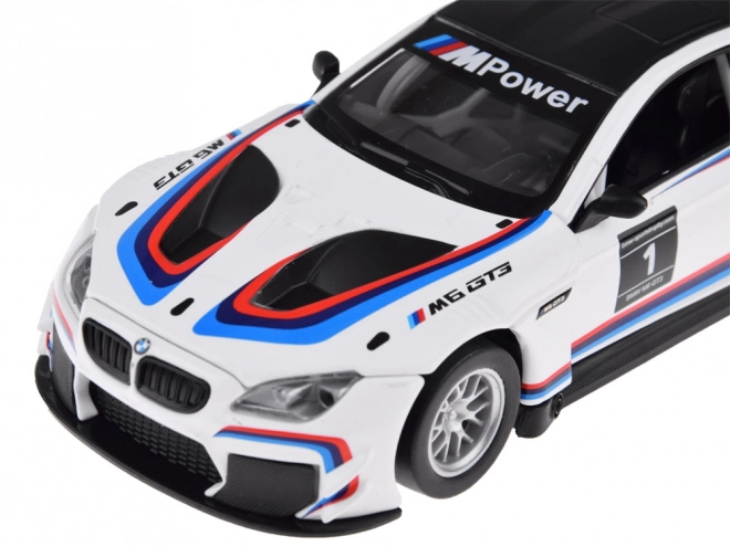 Sportautó modell BMW M6 GT3 1:32 méretarány