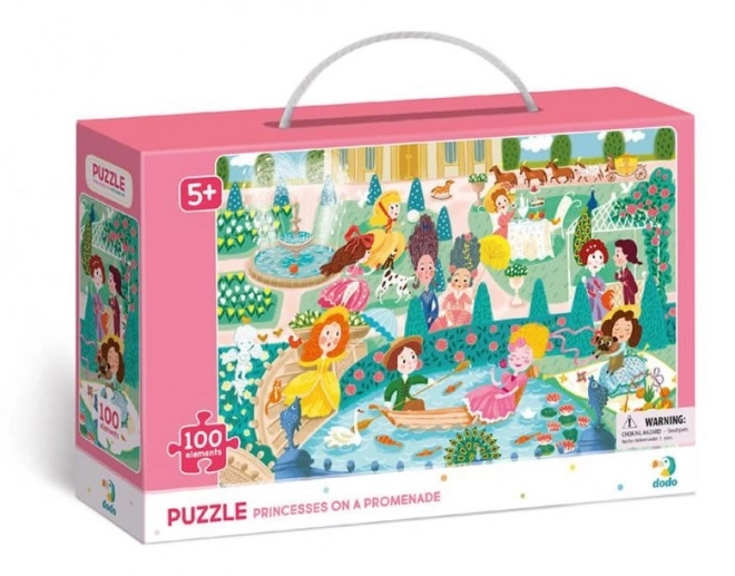 Dodo hercegnők a sétányon puzzle 100 darabos