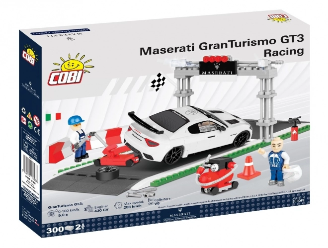 Maserati Gran Turismo GT3 versenyautó építőkészlet