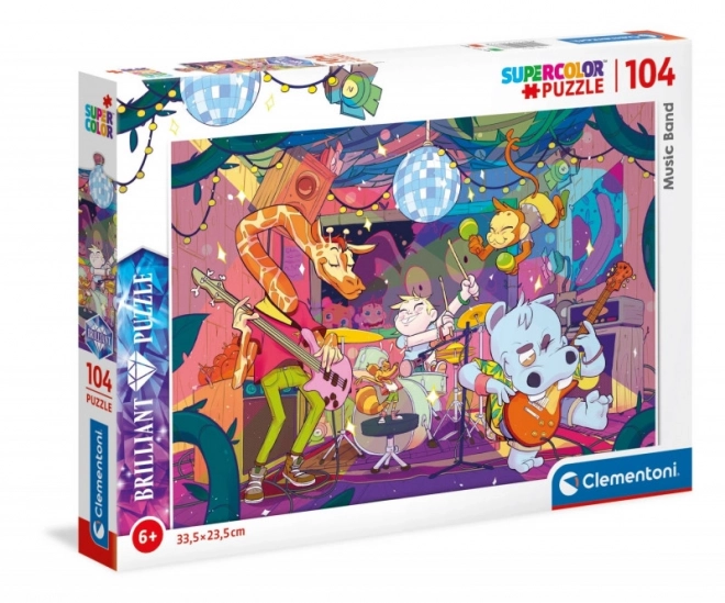 Clementoni Állati Zenekar Puzzle 104 Darabos