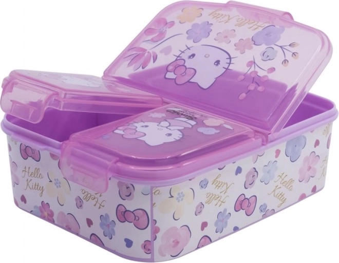 Hello Kitty több rekeszes uzsonnás doboz