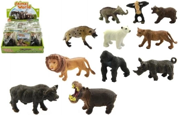 Safari állatok ZOO műanyag figura