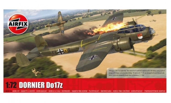 Dornier Do 17z műanyag repülőgép modell 1:72 méretarányban