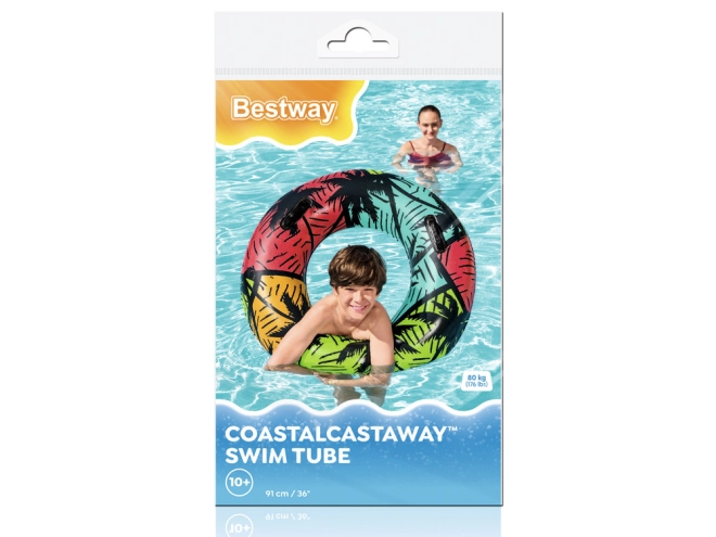 Bestway úszógumi fogantyúkkal 91 cm, Fale-Palmy – A