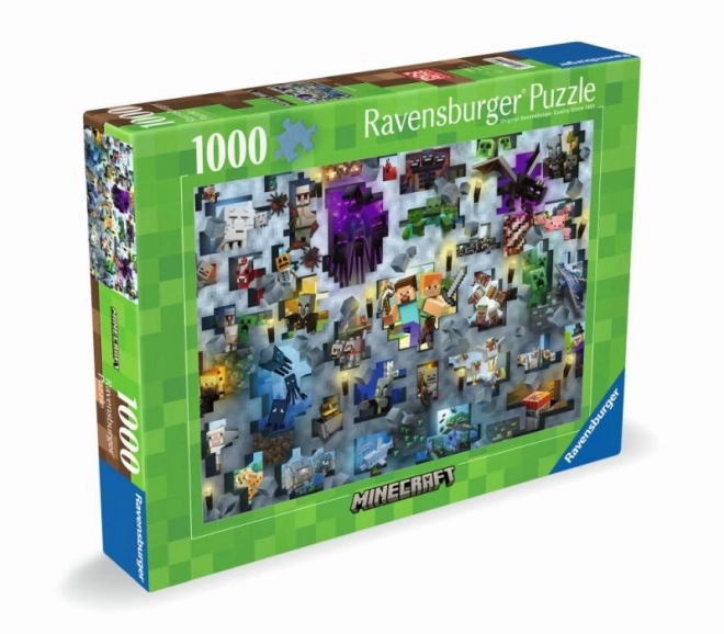 Minecraft kihívás puzzle 1000 darabos