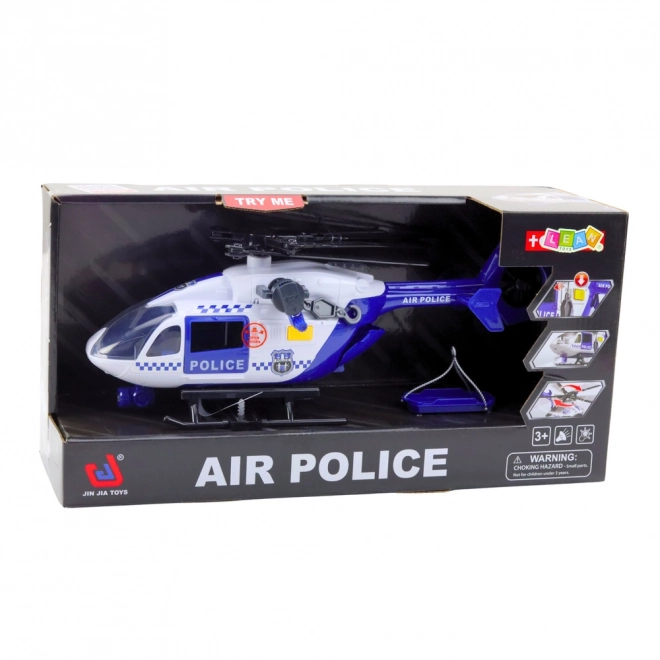 Rendőrségi helikopter hanggal és fénnyel 1:12