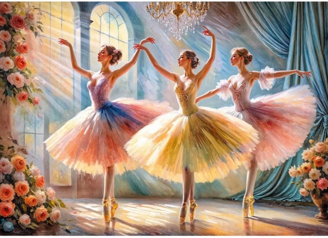 Puzzle Három balerina 1000 darab