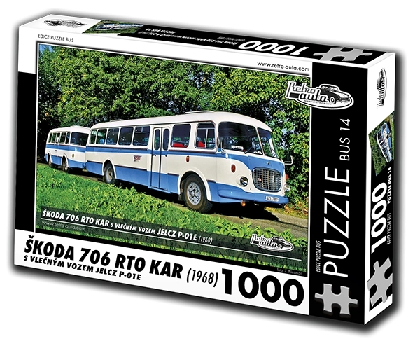 Retro autók puzzle - Škoda 706 RTO KAR (1968)