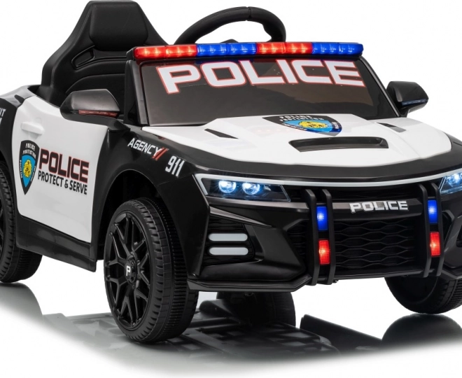 Fekete rendőrautó 911 Ügynökség