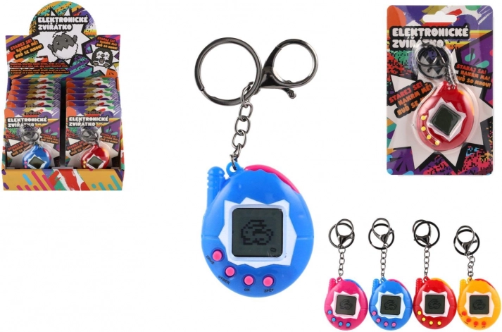 elektronikus állatka kulcstartó – digitális kedvenc tamagotchi