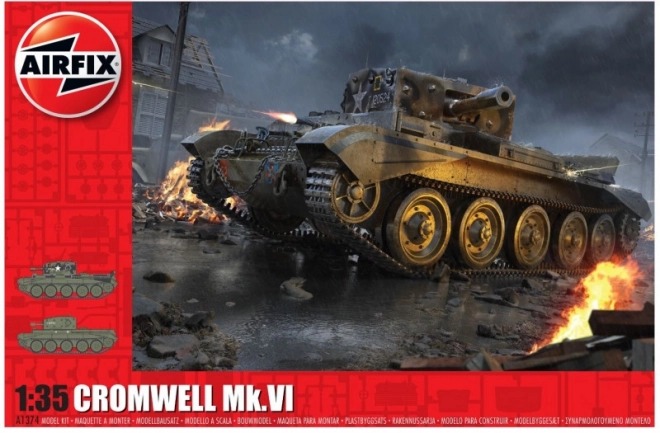 Modellező műanyag Cromwell Mk.VI tank