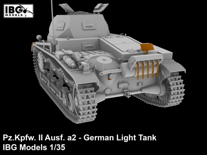 Német könnyű tank modell 1:35