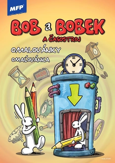 Bobi és Bobek színezőkönyv A4