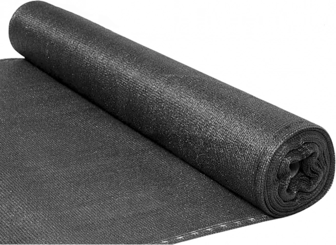 Szürke árnyékoló háló kerítéshez 1,5 m x 25 m 140g/m²