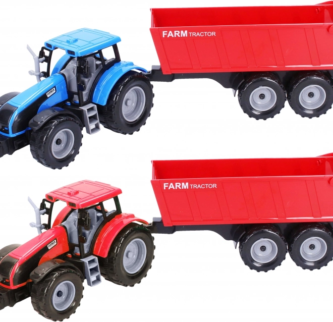 Traktor utánfutóval lendkerékkel 42 cm