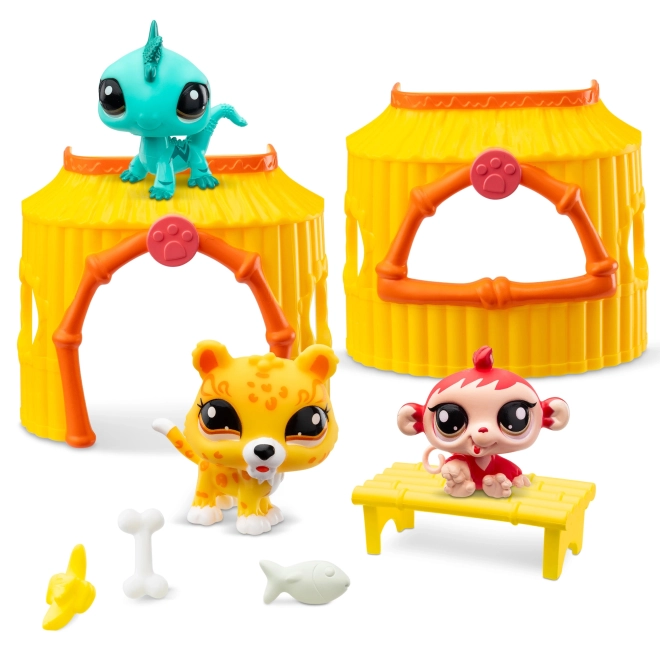 Littlest Pet Shop Dzsungel Figurák