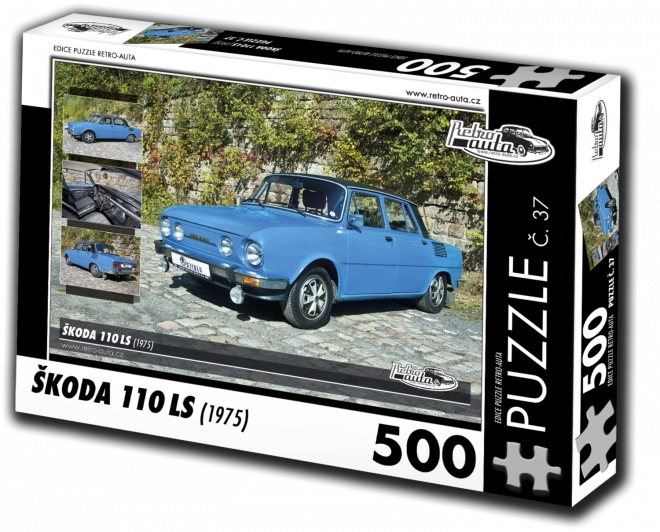 Retroautók puzzle Audi 110 LS (1975) 500 darab