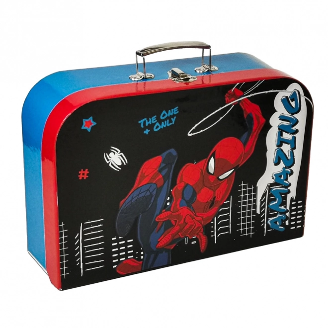 Spiderman mintás laminált bőrönd 34 cm