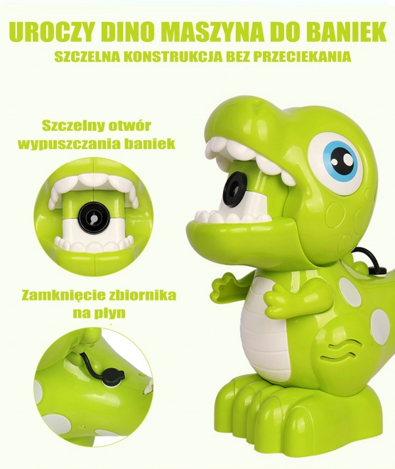 Dinoszaurusz alakú buborékfújó gép - WOOPIE