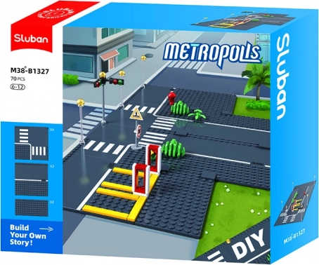 Sluban Metropolis alap építő szett út
