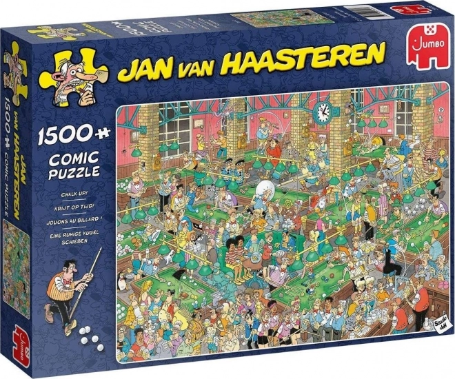 JUMBO Jan van Haasteren biliárd puzzle 1500 darabos